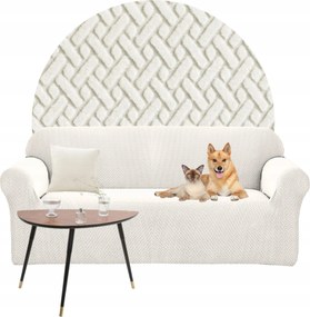 Kanapé Huzat Sarok Elasztikus Jacquard Halszálka 235-300 Oeko Tex