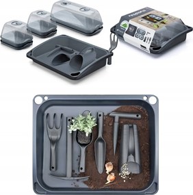 Mini Üvegház Palánta Vető Palánta Kezdő Készlet Szerszámok