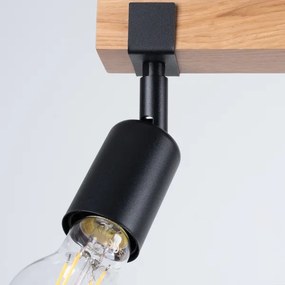 Sollux SL.1297 - Spotlámpa ZUCA 3xE27/15W/230V fekete