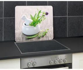 WENKO 2712940500 - Élelmiszerbiztos fedőlap 56x50 cm színes/átlátszó