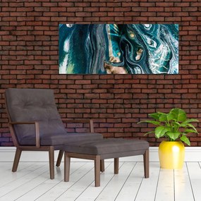 Absztrakciós kép (120x50 cm)