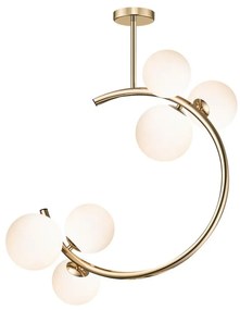 ZUMA LINE C0454-06Q-F7AA MOLECULE Glamour Mennyezeti Lámpa Arany G9 IP20