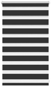 vidaXL Zebra roló 50 x 100 cm Fekete