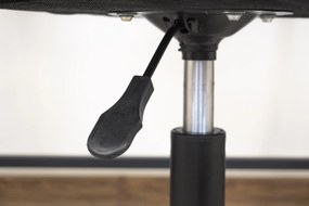 AKCIÓ Fekete irodai szék NOTO ökobőrből II. osztály