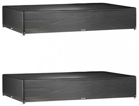 2 db téglalap alakú kerti bútorhuzat 16 fűzőlyukkal 325x205x60