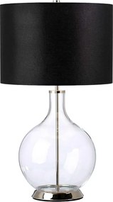 Elstead Lighting Orb ORB-CLEAR-PN-BLK Asztali lámpa 1x60W/E27