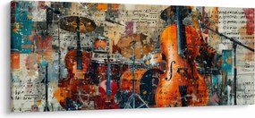 Kép - Hangszerek (120x50 cm)