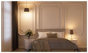 Lámpa Asztali lámpatest NESTO 3 , 6090, AC220-240V, 50/60Hz, 1*E27, max.40W, átmérő 20 cm, fekete/arany