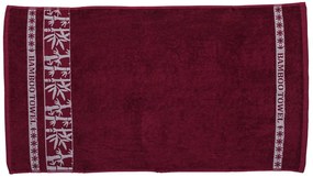 BAMBOO vörös bambusz fürdőlepedő 70 x 140 cm, 70% bambuszszál | 30% pamut