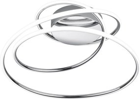 TRIO R67051106 BOLOGNA Modern LED Mennyezeti Lámpa Ezüst LED IP20
