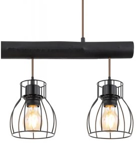 Globo 15326-3NB - Csillár zsinóron MINA 3xE27/60W/230V