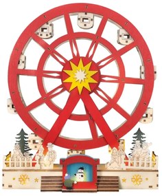 Solight 1v277 - LED karácsonyi dekoráció LED/2xAA/meleg fehér körhinta