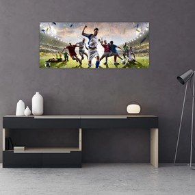 Kép - futball (120x50 cm)