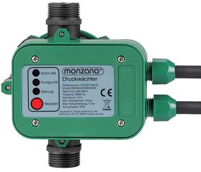 PUMP nyomáskapcsoló kábellel, 10bar, zöld Monzana