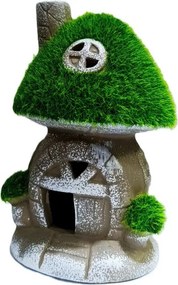 Gombaház kerti dekoráció, 8,5 x 14 x 8,5 cm