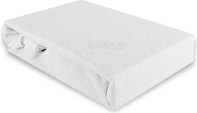 EMI fehér frottír gumis lepedő, 180x200-as lap