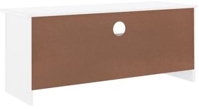 ALTA fehér tömör fenyőfa fiókos TV-szekrény 100x35x41 cm
