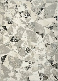 Szürke Nappali Szőnyeg Puha Krém Márvány Lastryko Da Vinci 80x150 cm