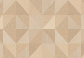 Parato Cristiana Masi Vitalis Dynamo barna-bézs geometrikus texturált vlies tapéta – 32413