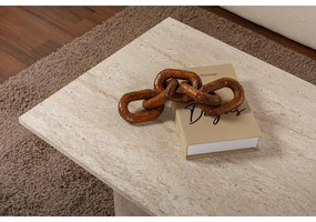 Dohányzóasztal Sabin - Travertine
