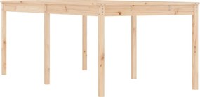 vidaXL tömör fenyőfa kerti asztal 203,5 x 100 x 76 cm