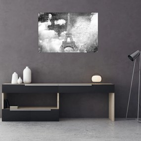 Kép - Vintage képeslap a városról N⁰3 (90x60 cm)
