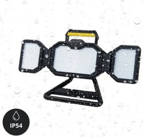 Fényerőszabályozható LED munkalámpa LED/50W/5V 12000 mAh IP54