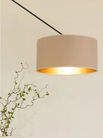 LED állítható rúdon függesztett csillár GORTA 1xE27/60W/230V bézs/arany