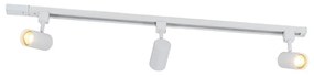 Modern 1 fázisú sínrendszer 3 fehér spotlámpával - Jeana