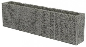 horganyzott acél gabion magaságyás 360 x 50 x 100 cm