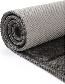 Antracitszürke fürdőszobai kilépő szett 2 db-os 50x80 cm Yeni Cizgli – Foutastic