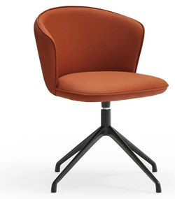 Narancssárga kárpitozott étkezőfotel szett 2 db-os Add – Teulat