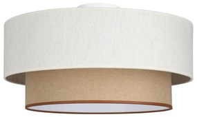 NATIA mennyezeti lámpa 1xE27/60W/230V fehér/barna