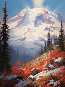 Poszter 60x80cm A hegyi hágó fensége