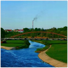 Poszterek 100x100 Poznań Panoráma