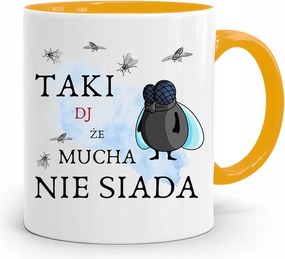 Dja Zene Bögre Sárga Dj Hogy A Legyek Nem Ülnek Nyomtatott Fotóval