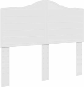 vidaXL Fejtámla Fehér 135 cm Faanyag