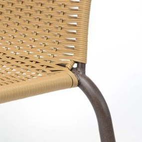 GARTHEN Kerti bisztró szék egymásra rakható bézs