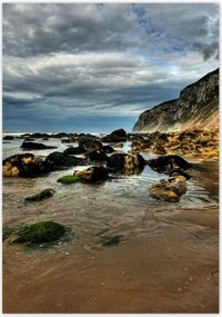 Poszterek 70x100 Szikla a tengerparton