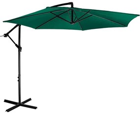 STILISTA Napernyő huzattal Ø 3 m zöld
