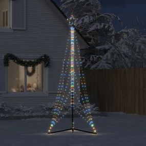 színes LED karácsonyfa 525 LED 302 cm