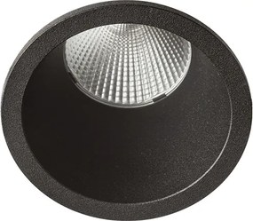 RENDL OWEN DIMM zápustná černá 230V LED 7W 45° IP54 3000K - 1800K