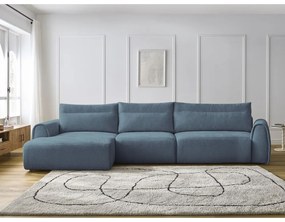 Kék sarokkanapé Aden – Bobochic Paris