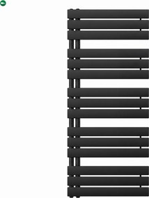 Solaro Design törölközőszárító radiátor 1400x600 mm fekete