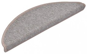 10 db világosbarna lépcsőszőnyeg 56x17x3 cm