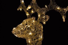 NEXOS Karácsonyi rénszarvas 100 cm meleg fehér