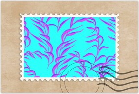 Poszterek 120x80 Modern levél minta