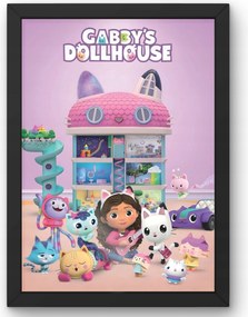 Poszter a gyerekszobába Macskaház Gabi