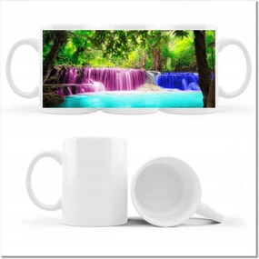 Nyomott mintás bögre Színes thaiföldi