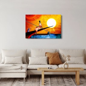 Egy korabeli ősi festmény képe (90x60 cm)